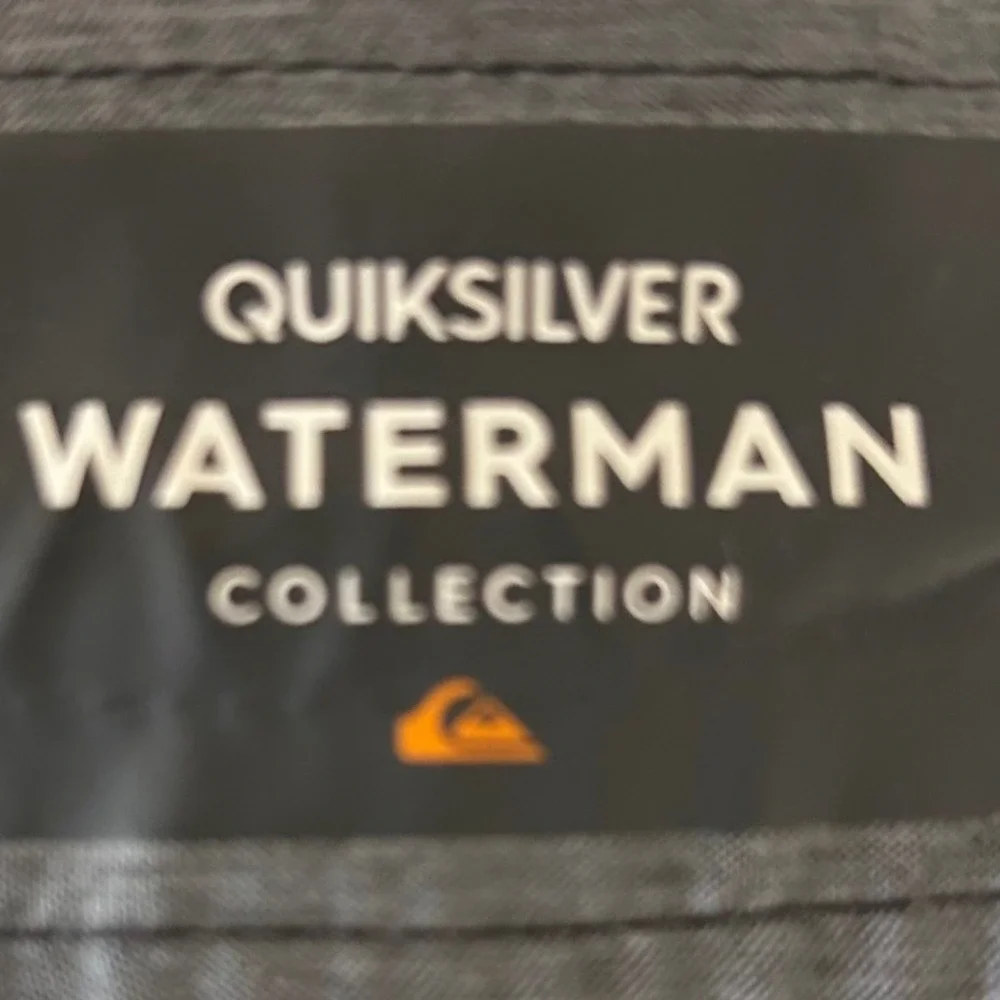 Quiksilver Waterman Hawaiian Islands Map Board Shorts‎ Blue SZ 33